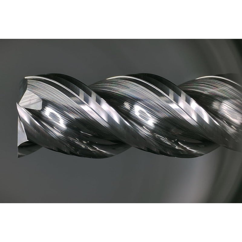 WEXWE Store Tools High Finishing Carbide End Mill for Aluminum or Copper Cutting, U-Type Design Square Milling Cutter, 3 Flute Mill Bits Sets 1/2 Shank (1/2-3" 1PCS) - Image 4
